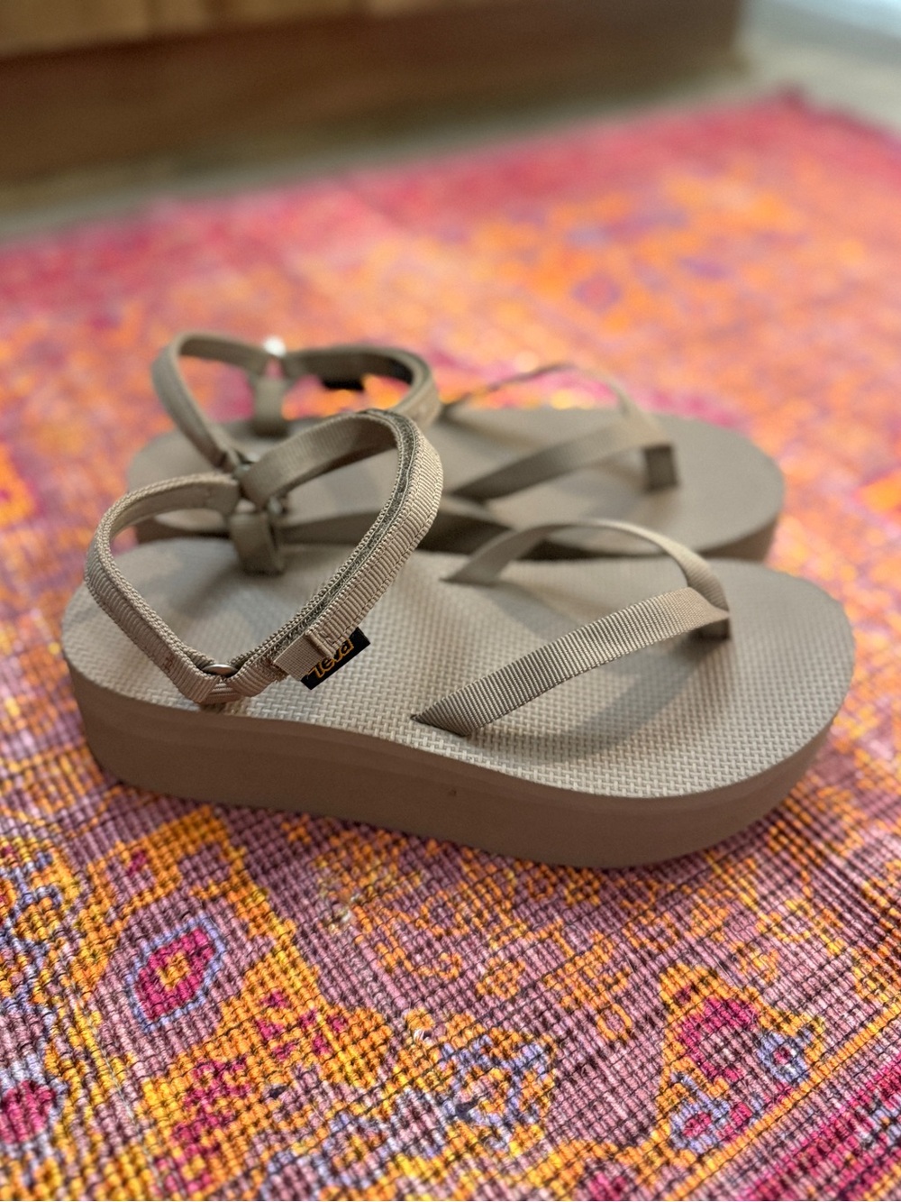 Teva Flatform Slim Sandals - Caribou